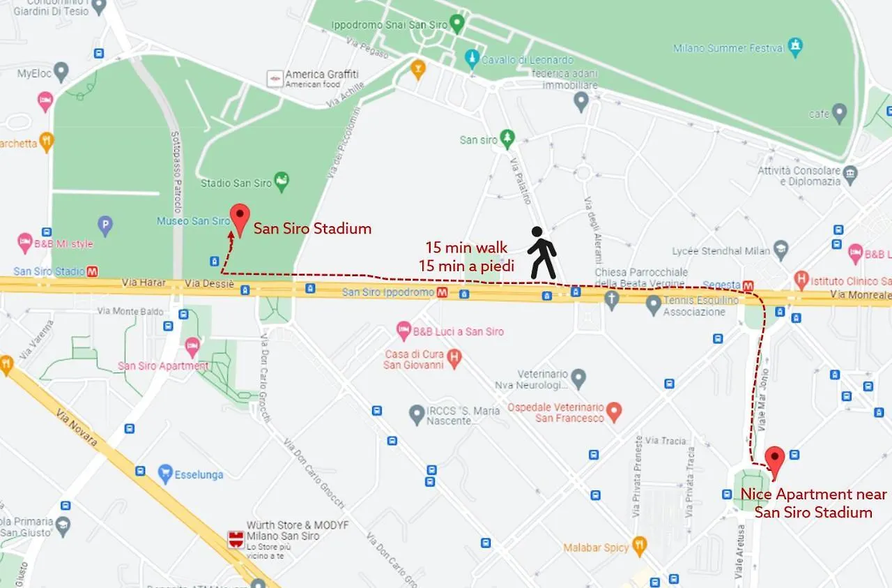 מילאנו Nice Apartment Near San Siro