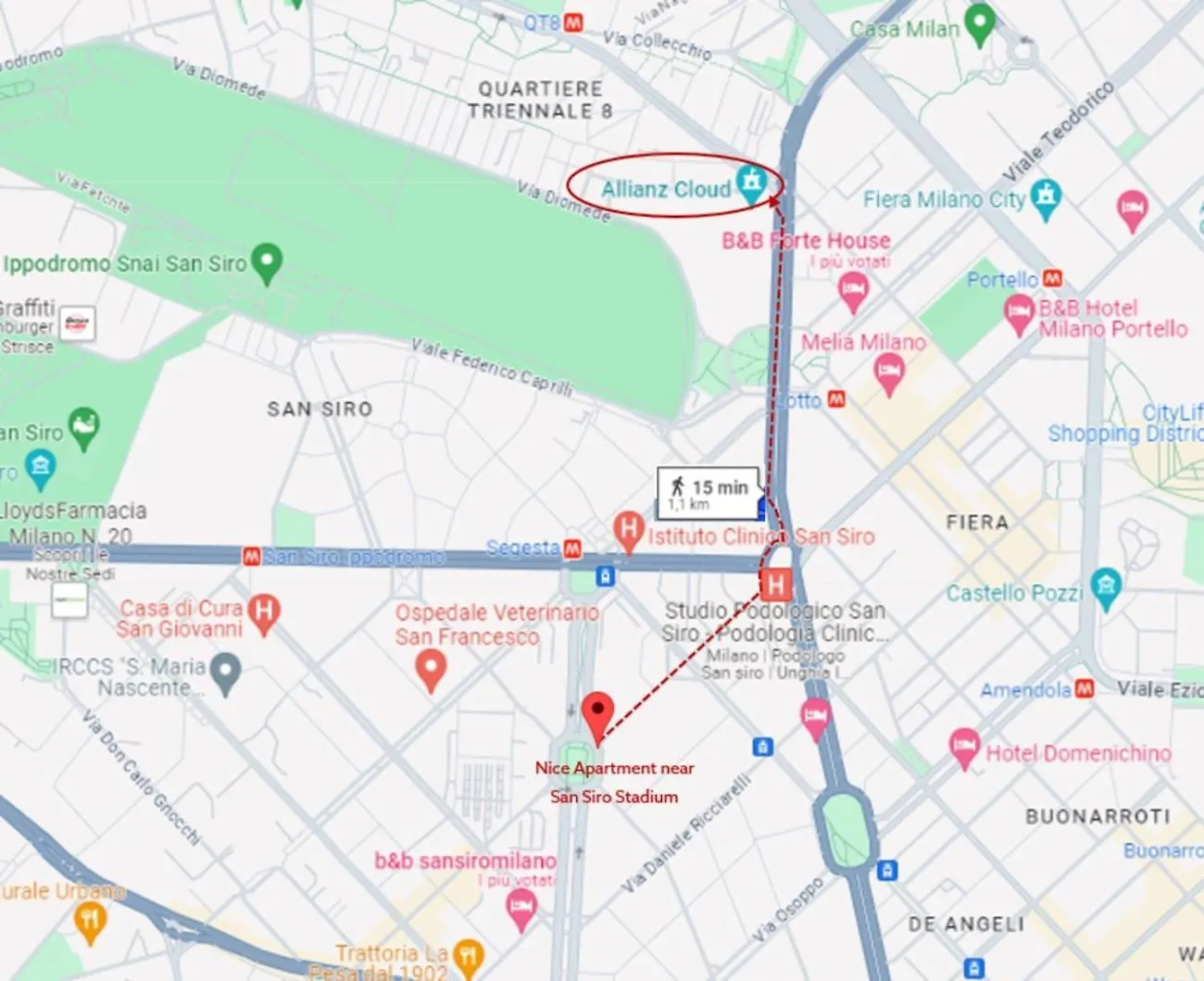 מילאנו Nice Apartment Near San Siro